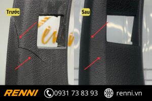 Giải pháp phục hồi nhựa nhám ô tô trầy xước, bạc màu, gãy nứt, thủng lỗ