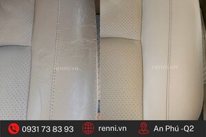 Dịch vụ phục hồi ghế da ô tô nứt, trầy xước, bạc màu | Renni