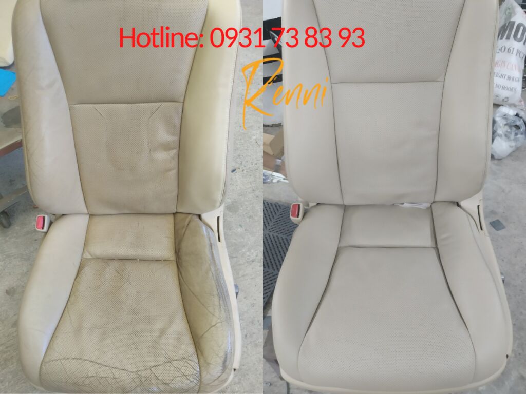 Phục hồi ghế da ô tô - biến cũ thành mới