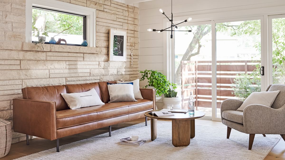 phục hồi sofa da thật - Renni