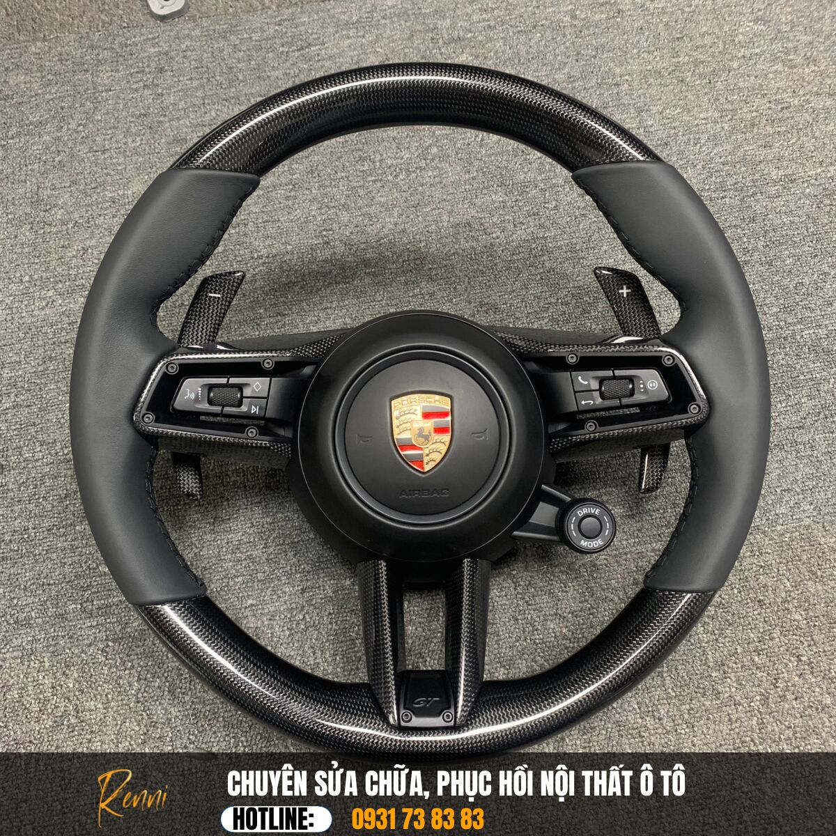 Độ Vô Lăng Carbon Fiber 