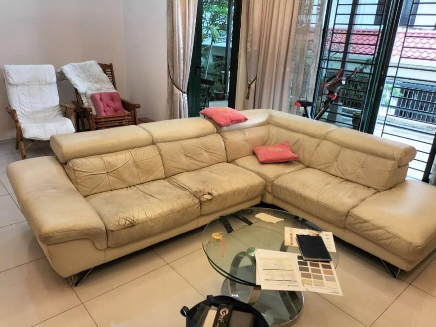 Phục hồi sofa da